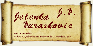 Jelenka Murašković vizit kartica